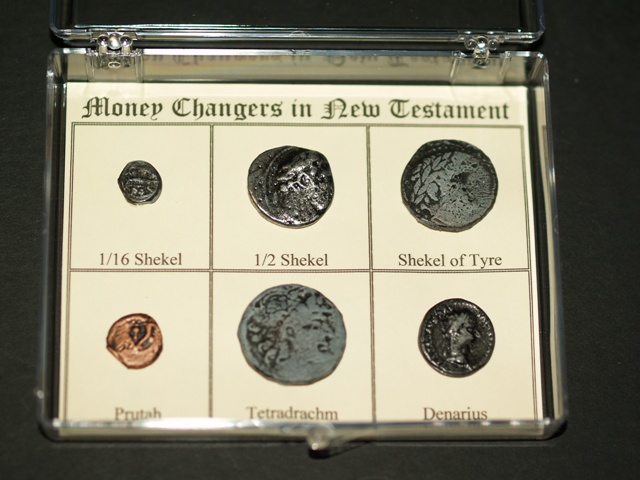 Coins of Money Changers in New Testament Replicas